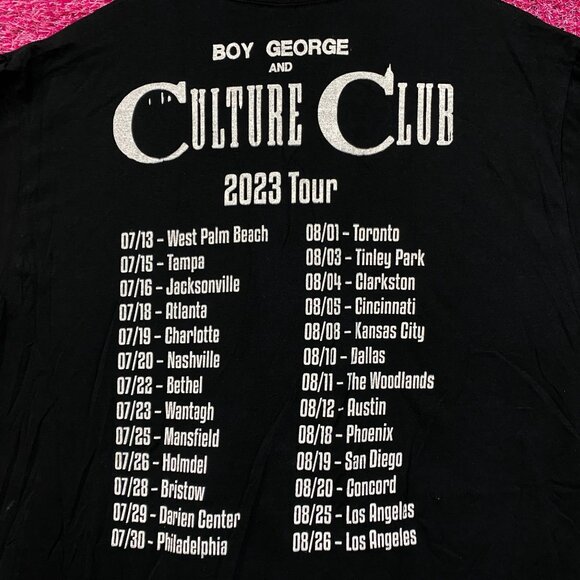 Boy George and Culture Club 2023 Tour Soul Pop Band Tee 2X - Picture 4 of 4